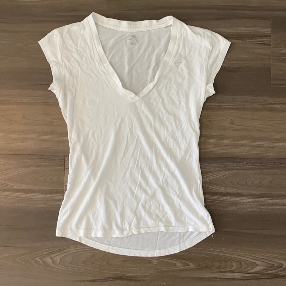 Nike womens soft white shirt size xs
